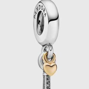 New Pandora Paris Eiffel Tower Heart Dangle Charm Bead